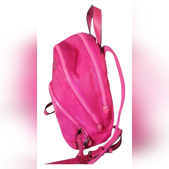 Kate Spade New York Karissa Nylon Magenta/Hot Pink Medium Backback - Picture 2 of 11